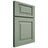 Shiloh Cabinetry Full Overlay Richmond White Oak Quarter Sawn Moss Door