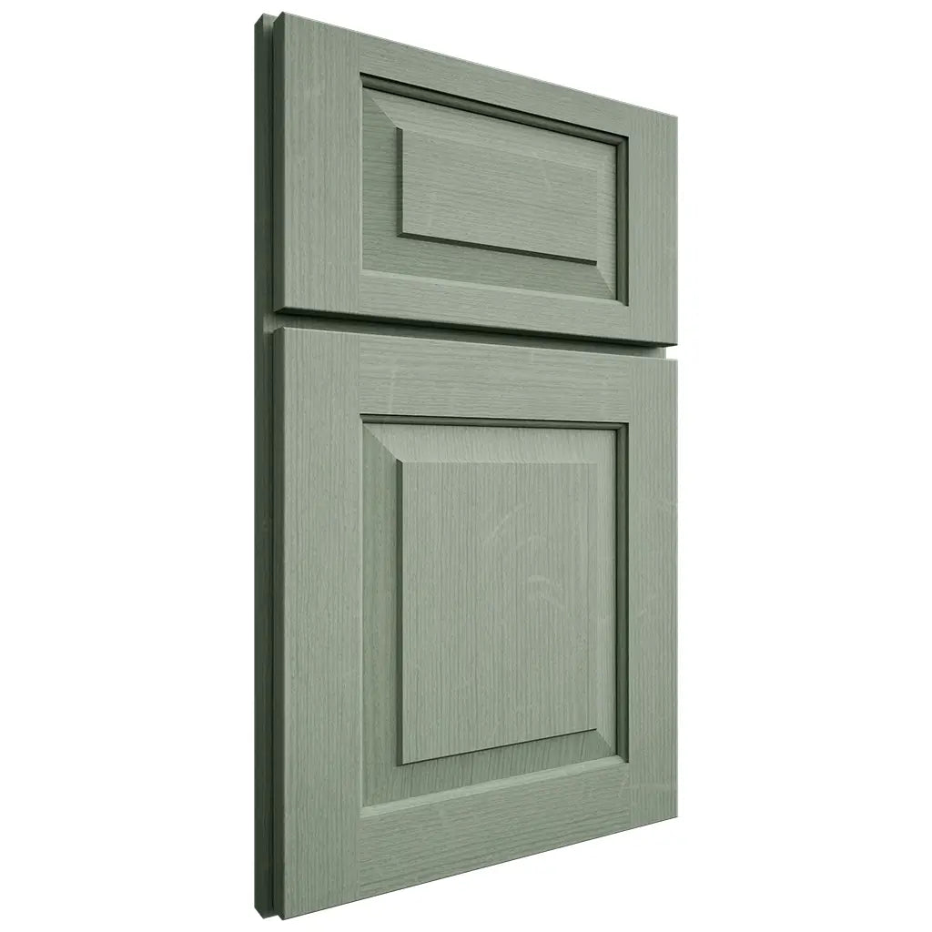 Shiloh Cabinetry Full Overlay Richmond White Oak Quarter Sawn Moss Door