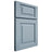 Shiloh Cabinetry Full Overlay Richmond White Oak Quarter Sawn Sky Door