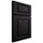 Shiloh Cabinetry Full Overlay Richmond White Oak Rift Cut Ink Door