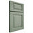 Shiloh Cabinetry Full Overlay Richmond White Oak Rift Cut Moss Door