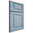 Shiloh Cabinetry Full Overlay Richmond White Oak Rift Cut Sky Door