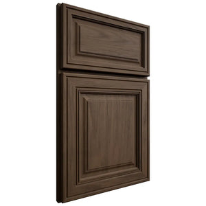 Shiloh Cabinetry Full Overlay Savannah Alder Plain Cut Caviar Door