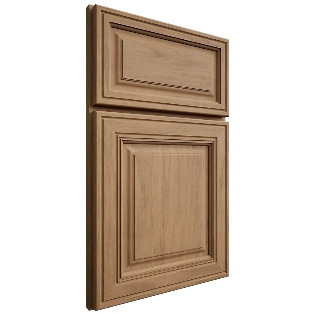 Shiloh Cabinetry Full Overlay Savannah Alder Plain Cut Dusty Road Door