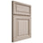 Shiloh Cabinetry Full Overlay Savannah Alder Plain Cut White Sands Door