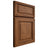 Shiloh Cabinetry Full Overlay Savannah Cherry Plain Cut Carob Door