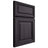 Shiloh Cabinetry Full Overlay Savannah Hickory Plain Cut Harbor Door