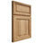 Shiloh Cabinetry Full Overlay Savannah Hickory Plain Cut Natural Door