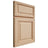 Shiloh Cabinetry Full Overlay Savannah Maple Plain Cut Natural Door