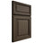 Shiloh Cabinetry Full Overlay Savannah Maple Plain Cut Perfect Brown Door