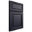Shiloh Cabinetry Full Overlay Savannah Paintable Hale Navy Door