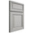 Shiloh Cabinetry Full Overlay Savannah Paintable Unusual Gray Door