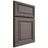 Shiloh Cabinetry Full Overlay Savannah Poplar Plain Cut Heatherstone Door