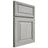 Shiloh Cabinetry Full Overlay Savannah Poplar Plain Cut Stratus Door