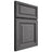 Shiloh Cabinetry Full Overlay Savannah Red Oak Plain Cut Cadet Door