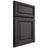 Shiloh Cabinetry Full Overlay Savannah Red Oak Plain Cut Harbor Door
