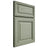 Shiloh Cabinetry Full Overlay Savannah Red Oak Plain Cut Moss Door