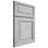 Shiloh Cabinetry Full Overlay Savannah Walnut Plain Cut Stratus Door