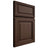 Shiloh Cabinetry Full Overlay Savannah White Oak Plain Cut Braun Door