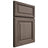 Shiloh Cabinetry Full Overlay Savannah White Oak Plain Cut Clay Door