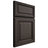 Shiloh Cabinetry Full Overlay Savannah White Oak Plain Cut Creekside Door