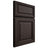 Shiloh Cabinetry Full Overlay Savannah White Oak Plain Cut Morel Door
