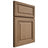 Shiloh Cabinetry Full Overlay Savannah White Oak Plain Cut Natural Door