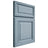 Shiloh Cabinetry Full Overlay Savannah White Oak Plain Cut Sky Door