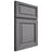 Shiloh Cabinetry Full Overlay Savannah White Oak Plain Cut Sterling Door