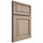 Shiloh Cabinetry Full Overlay Savannah White Oak Plain Cut Straw Door