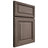 Shiloh Cabinetry Full Overlay Savannah White Oak Quarter Sawn Clay Door