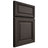 Shiloh Cabinetry Full Overlay Savannah White Oak Quarter Sawn Creekside Door