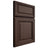 Shiloh Cabinetry Full Overlay Savannah White Oak Quarter Sawn Dusk Door