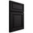 Shiloh Cabinetry Full Overlay Savannah White Oak Quarter Sawn Espresso Door