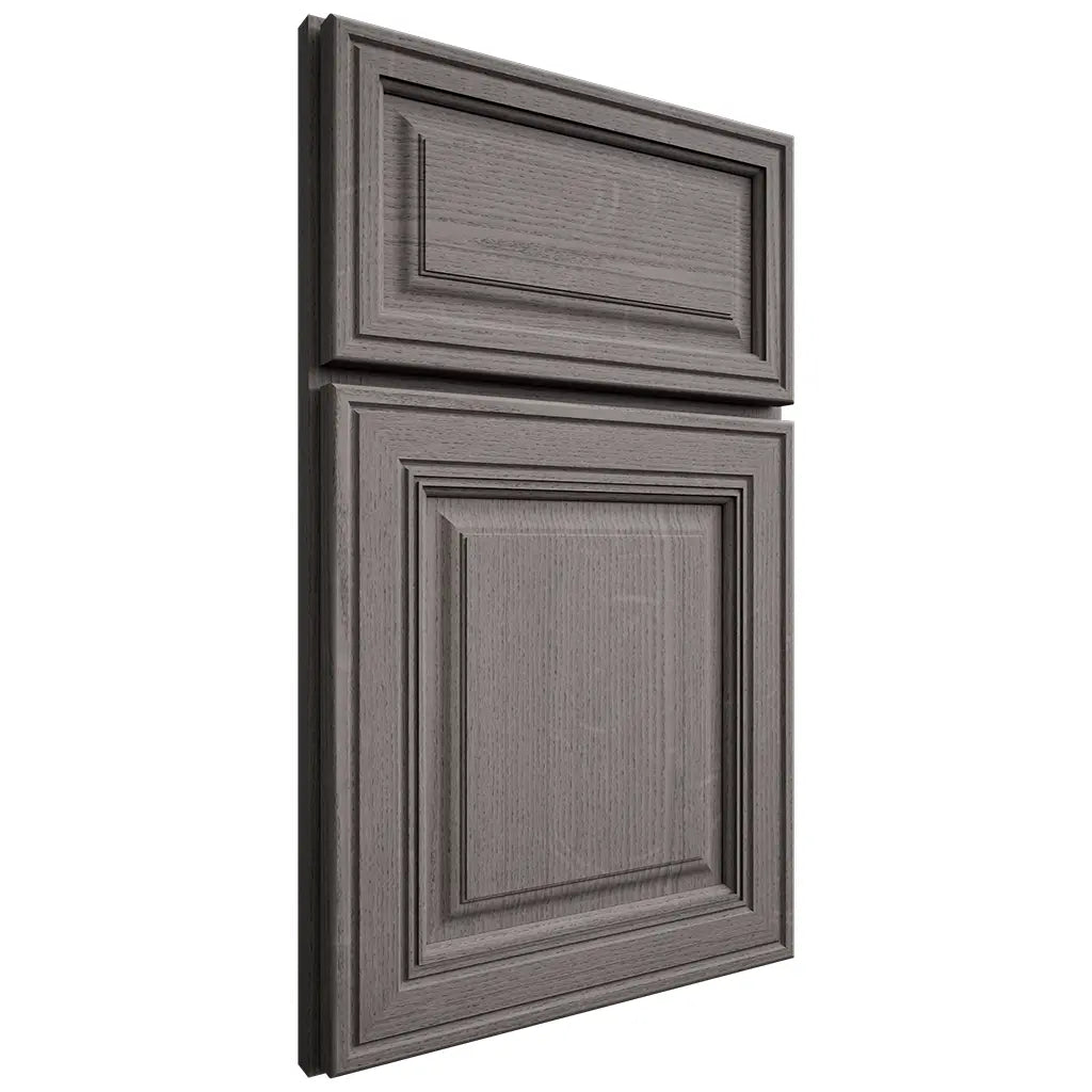 Shiloh Cabinetry Full Overlay Savannah White Oak Quarter Sawn Flagstone Door