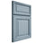 Shiloh Cabinetry Full Overlay Savannah White Oak Quarter Sawn Sky Door