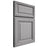 Shiloh Cabinetry Full Overlay Savannah White Oak Quarter Sawn Stratus Door