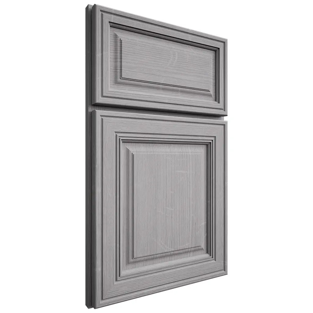 Shiloh Cabinetry Full Overlay Savannah White Oak Quarter Sawn Stratus Door