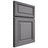 Shiloh Cabinetry Full Overlay Savannah White Oak Rift Cut Sterling Door