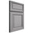Shiloh Cabinetry Full Overlay Savannah White Oak Rift Cut Stratus Door