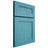 Shiloh Cabinetry Full Overlay Scottsdale Alder Plain Cut Aqua Door