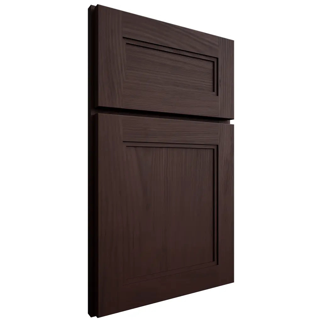 Shiloh Cabinetry Full Overlay Scottsdale Alder Plain Cut Bistre Door