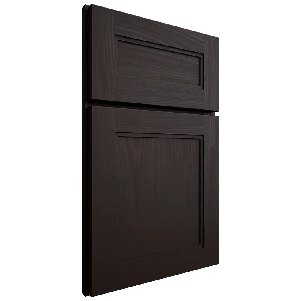 Shiloh Cabinetry Full Overlay Scottsdale Alder Plain Cut Espresso Door