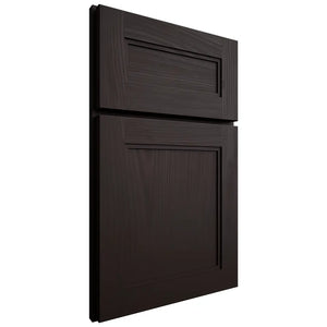 Shiloh Cabinetry Full Overlay Scottsdale Alder Plain Cut Espresso Door