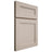 Shiloh Cabinetry Full Overlay Scottsdale Alder Plain Cut White Sands Door