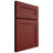 Shiloh Cabinetry Full Overlay Scottsdale Cherry Plain Cut Red Door