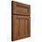 Shiloh Cabinetry Full Overlay Scottsdale Hickory Plain Cut Burnt Sugar Door