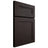 Shiloh Cabinetry Full Overlay Scottsdale Maple Plain Cut Espresso Door