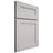 Shiloh Cabinetry Full Overlay Scottsdale Paintable Mindful Gray Door