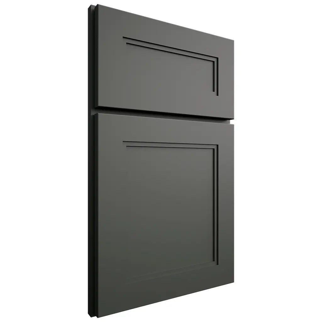 Shiloh Cabinetry Full Overlay Scottsdale Paintable Pewter Green Door